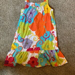 Colorful Floral Kids Dress